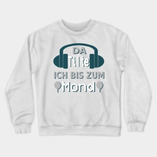 E-Sport Gaming Mond Headshot Crewneck Sweatshirt